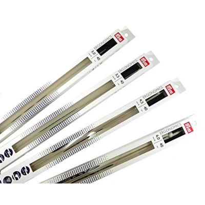 Obrázek Prym kosočtverec s ergonomická pletená jehly/jehel, kov, vícebarevná, 7 mm, 40 cm délka, RJ45