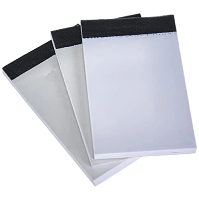 Obrázek Alassio 1009 3 náhradní bloky ve formátu DIN A8 pro pouzdro na poznámkový blok, po 50 listech, velikost bloku cca 9 x 5,5 cm, prázdné