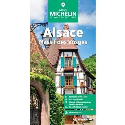Obrázek Michelin Le Guide Vert Alsace et les Vosges: Massif des Vosges, escapade en Allemagne à Bâle (MICHELIN Grüne Reiseführer)