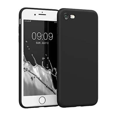 Obrázek kwmobile pouzdro pro Apple iPhone 7/8 TPU silikon zadní kryt ochranné černá matná