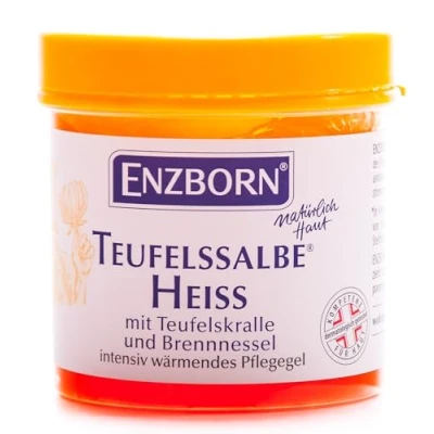 Obrázek Enzborn Teufels Horká mast Intenzivní hřejivý pečující gel s ďáblovým drápem a kopřivou, 200 ml