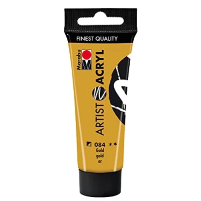 Obrázek Marabu akrylová Barva Artist akryl, 22 ml, Zlato