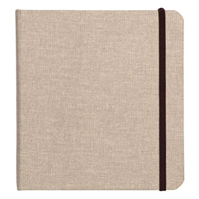 Obrázek Clairefontaine 96109C Goldline Reisealbum (Umschlag aus Naturleinen, 20 x cm, 32 Blatt, 180 g, für Multitechnik geeignet, ideal Ihre Reise, praktisch und robust) beige
