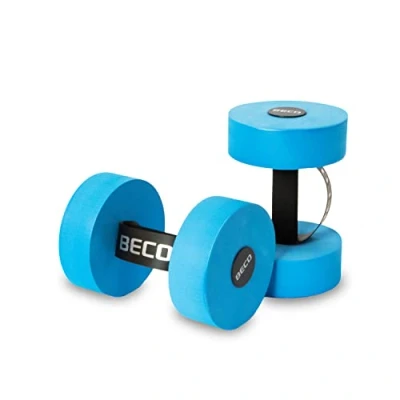 Obrázek BECO Aqua činky 1 pár 2 kusy pěnové pro vodní aerobik fitness Aquajogging velikost M