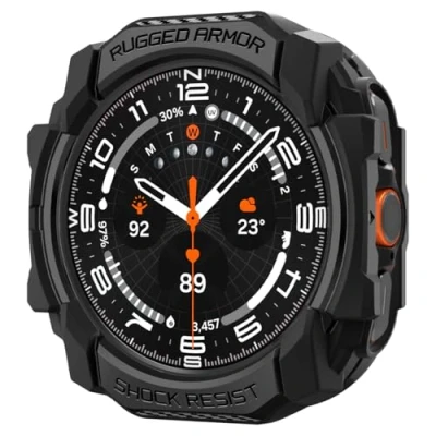 Obrázek Spigen Rugged Armor Pouzdro Černý Samsung Galaxy Watch Ultra