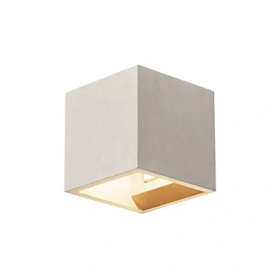 Obrázek SLV Nástěnná lampa SOLID CUBE pro příjemné vnitřní osvětlení stěn, chodeb, fasád, schodů, vstupů nástěnné svítidlo Up and Down svítidlo, osvětlení, LED G9,