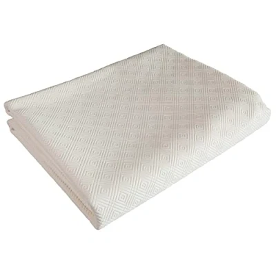 Obrázek Venilia Chránič stolu Bulgomme oválný, ubrus, protiskluzový tlumící nárazy snadná údržba, nepropouští tekutinu, PVC polyester, bílý, 135 x 220 cm