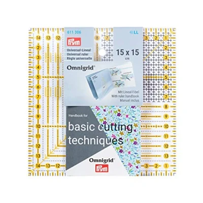 Obrázek Prym R1515G Universal 15 x cm Omnigrid Lineal, plast, transparentní