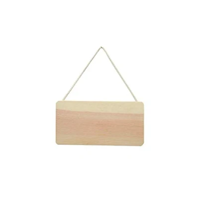 Obrázek Artemio 21 x 11 cm dřevěná tabulka k zavěšení, béžová