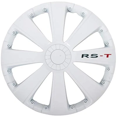 Obrázek AUTO STYLE Sada ozdobných krytů kol RS T 13 palců bílá