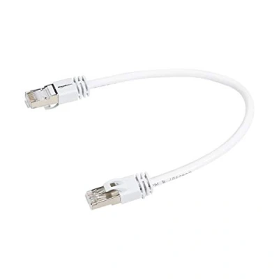 Obrázek Amazon Basics High Speed patch kabel, RJ45 Cat7, Gigabit Ethernet, bílý, 0,3 m, 5 kusů