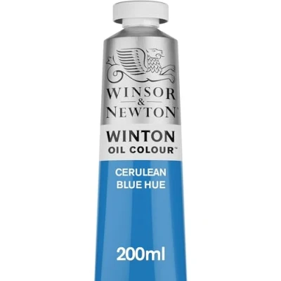 Obrázek Winsor &amp; Newton 1437138 Winton, jemná kvalitní olejová barva 200 ml tuba s rovnoměrnou konzistencí, odolná vůči světlu, vysoká krycí síla, bohatá na barevné pigmenty modrá