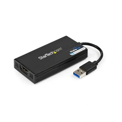 Obrázek StarTech.com USB 3.0 na HDMI Adaptér 4K 30Hz Ultra HD certifikováno DisplayLink a Display Konvertor pro Monitor Externí grafická karta Mac Windows (USB32HD4K)