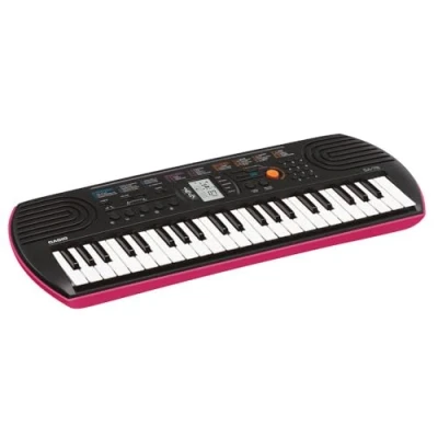 Obrázek Casio SA 78 Mini Keyboard 44 tlačítek, černá růžová
