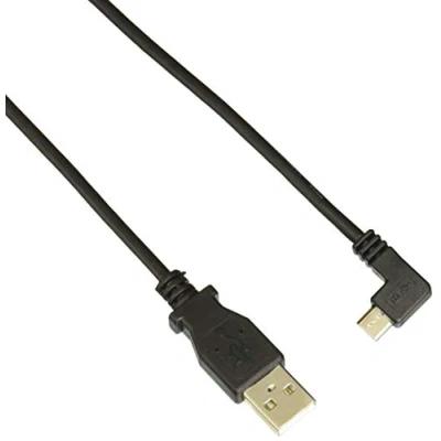 Obrázek StarTech.com micro USB nabíječka/synchronizační kabel St/St vpravo zahnutý 2m na nabíjecí