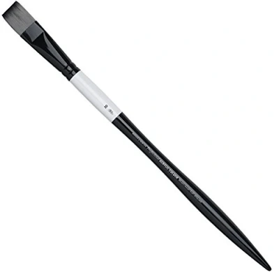 Obrázek Winsor &amp; Newton 5082020 Artist Akrylový/umělecký štětec, ze syntetických vlasů pro akrylové barvy a olejové barvy, stabilní tvar, dlouhá násada, plochý štětec č. 20