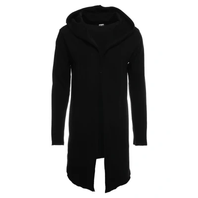 Obrázek Urban Classics LONG Hooded OPEN EDGE Mikina na zip, Muži, Velikost: Small, Black