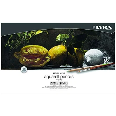 Obrázek LYRA 2011720 Rembrandt Aquarell kovové pouzdro se 72 akvarelovými tužkami, tříděné podle barev