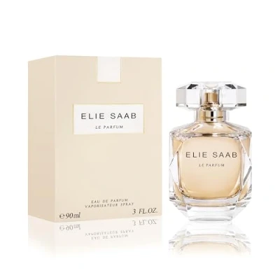 Obrázek Elie Saab Le Parfum 90 ml Eau de für Frauen Blumiger Chypre Duft Strahlende Noten von Orangenblüte, Jasmin, Rosenhonig und Patschuli Transparenter Glasflakon