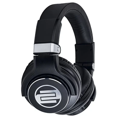 Obrázek Reloop RHP 15 geschlossene DJ Kopfhörer, optimierte Klangwiedergabe, drehbare Ohrmuscheln, alle Anschlüsse vergoldet, inkl. 6,3 mm Adapter, schwarz