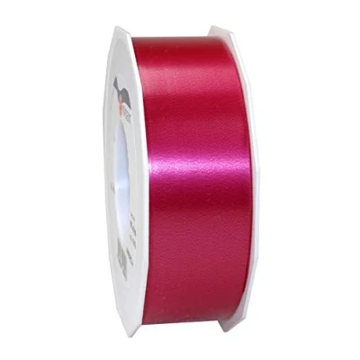 Obrázek C.E. PATTBERG Geschenkband Bordeaux, 91 Meter Ringelband 40 mm zum Basteln, Dekorieren &amp; Verpacken von Geschenken zu jedem Anlass