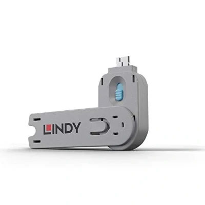 Obrázek LINDY 40622 klíč pro zámek USB portu, modrý