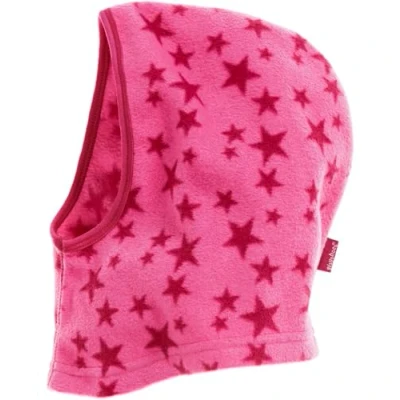 Obrázek Playshoes Unisex dětská fleecová čepice měkká a prodyšná nazouvací čepice, Růžová hvězdy