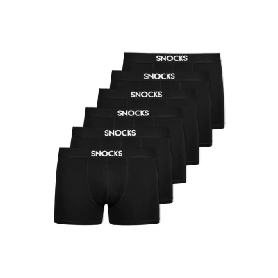 Obrázek Snocks 6 PACK Boxerky, Muži, Velikost: XL, Schwarz