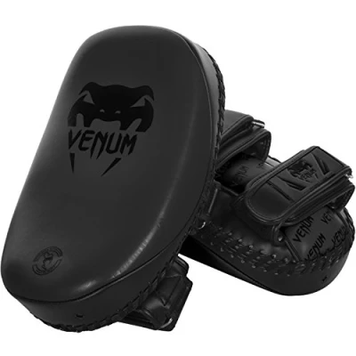 Obrázek Venum Unisex Erwachsene Light Kick Pads (Paar), Matte/Schwarz, Einheitsgröße