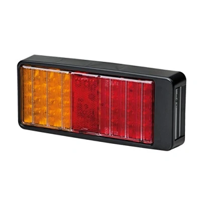 Obrázek HELLA VALUEFIT zadní světlo LED závěsné osvětlení 12V / 24V nástavba/šroubované ECE barva světelných panelů: červená/žlutá zástrčka: otevřené konce kabelů pravý/vlevo množství: 1