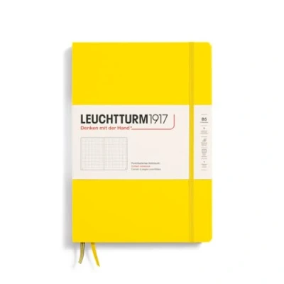 Obrázek LEUCHTTURM1917 3661699 Poznámkový blok Composition (B5), Hardcover, 219 očíslovaných stran, citrón, Dotted
