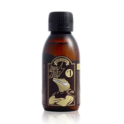 Obrázek HEY JOE! Šampon na vousy Nº 1 pánský šampon s vůní citrónů a tymiánu pro muže láhev 120 ml