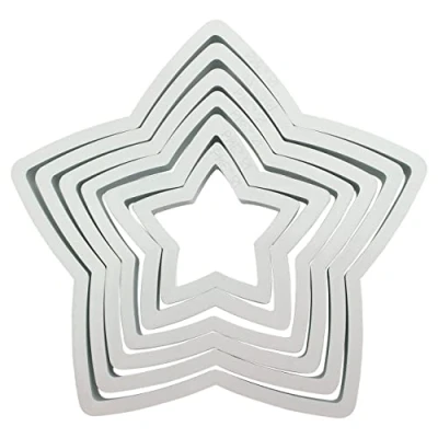 Obrázek PME Plastic Cutter Star 6/Set, 11.8 x 1 cm