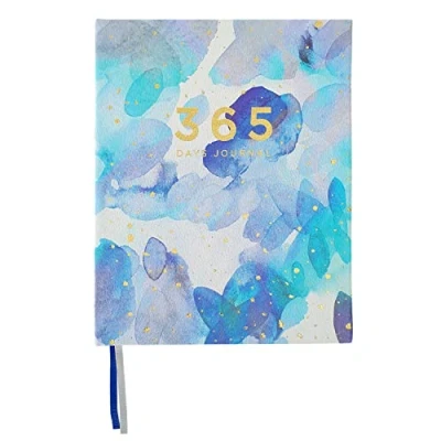 Obrázek Idena 12254 Journal 365 dní, tečkovaný, 160 x 197 mm, 368 stran, 100 g/m², s kapsou na žabí a dvěma záložkami, 1 kus
