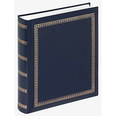 Obrázek walther design Fotoalbum modré 29 x 32 cm umělá kůže s vyražením, elegantní tloušťka MX 101 L
