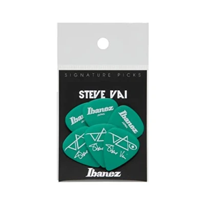 Obrázek Ibanez Trsátka Steve Vai, Blister Pack Of 6 Green