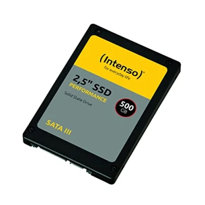 Obrázek Intenso Interní 2,5&quot; SSD SATA III Performance, 500 GB, 550 MB/s, pevný disk černý