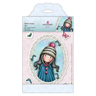 Obrázek docrafts GOR907220 Santoro Gorjuss Gummistempel, Pom, Gummi, mehrfarbig, 23.7 x 13.5 0.9 cm