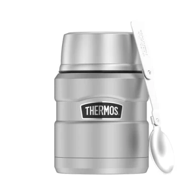 Obrázek nerezová nádoba na jídlo Thermos King, 0,47 l, ocel, 9,3 x 14,2 cm