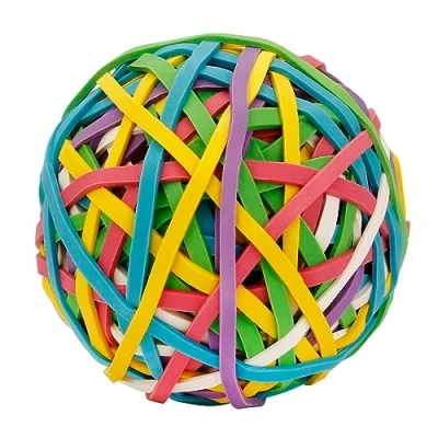Obrázek Eagle Gummiring Gummibänderball, 170 Bänder Pro Ball, verschiedene Farbe