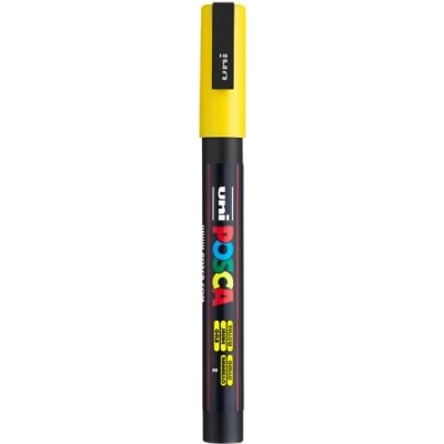 Obrázek uni ball POSCA (186507) Značkovač s jemným kulatým hrotem, žlutý