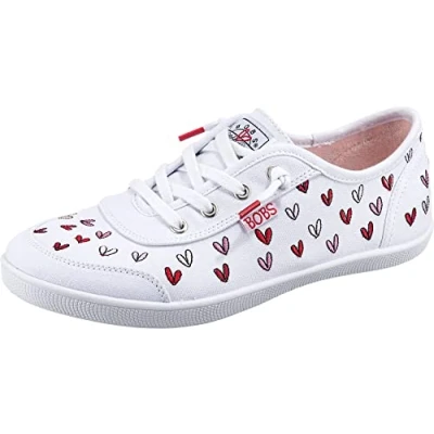 Obrázek Skechers BOBS B CUTE X Goldcrown Tenisky, Ženy, Velikost: 38, White/red/pink boty