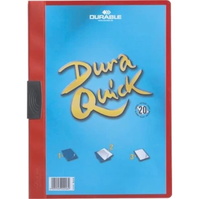 Obrázek Durable 227003 svorka složky červená Duraquick Klemmappe (pro list 1 20)