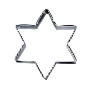 Obrázek Domácí 6 Point Star Cookie Cutter, Stříbrná,