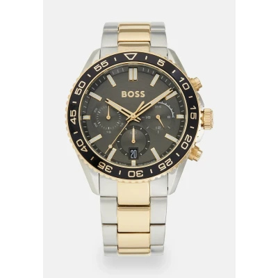 Obrázek BOSS Runner Hodinky se stopkami silvercoloured/goldcoloured, Muži, Velikost: One Size, Silver coloured/gold coloured
