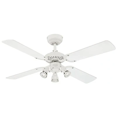 Obrázek Westinghouse Lighting stropní ventilátor Princess Euro bílý 7211340 (bez žárovek) 105 cm průměr