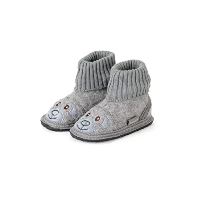 Obrázek Sterntaler Unisex dětské ploché domácí boty, kouřově šedá