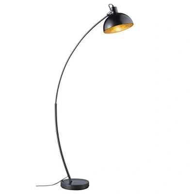 Obrázek Reality Leuchten R46041032 Recife A++ to E, stojací lampa, kov, E27, černá/zlatá, 75 x 25 160 cm