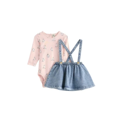 Obrázek Lindex Moomin SET Lacláče pro děti, Velikost: 80, Light pink