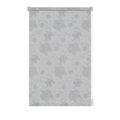 Obrázek Gardinia Easyfix roleta dekor 721 výšivka stříbrná 45 x 150 cm
